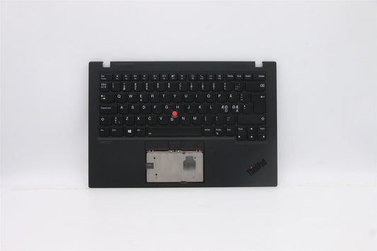 Lenovo ThinkPad X1 8th Gen Keyboard Palmrest Top Cover Nordic Black 5M10Z27481