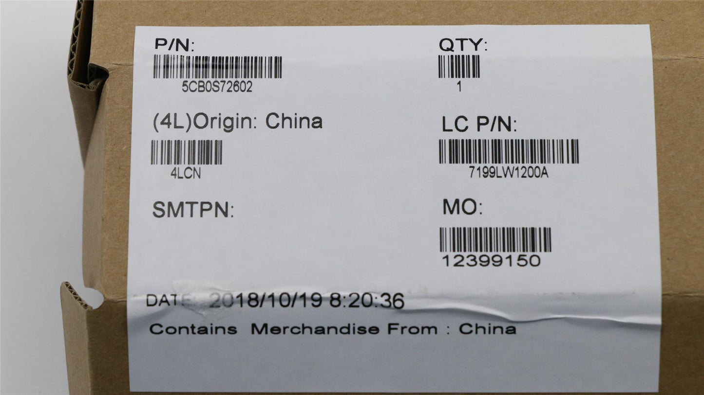 Lenovo Yoga C930-13IKB Hinge Cap Strip Trim Cover Black 5CB0S72602