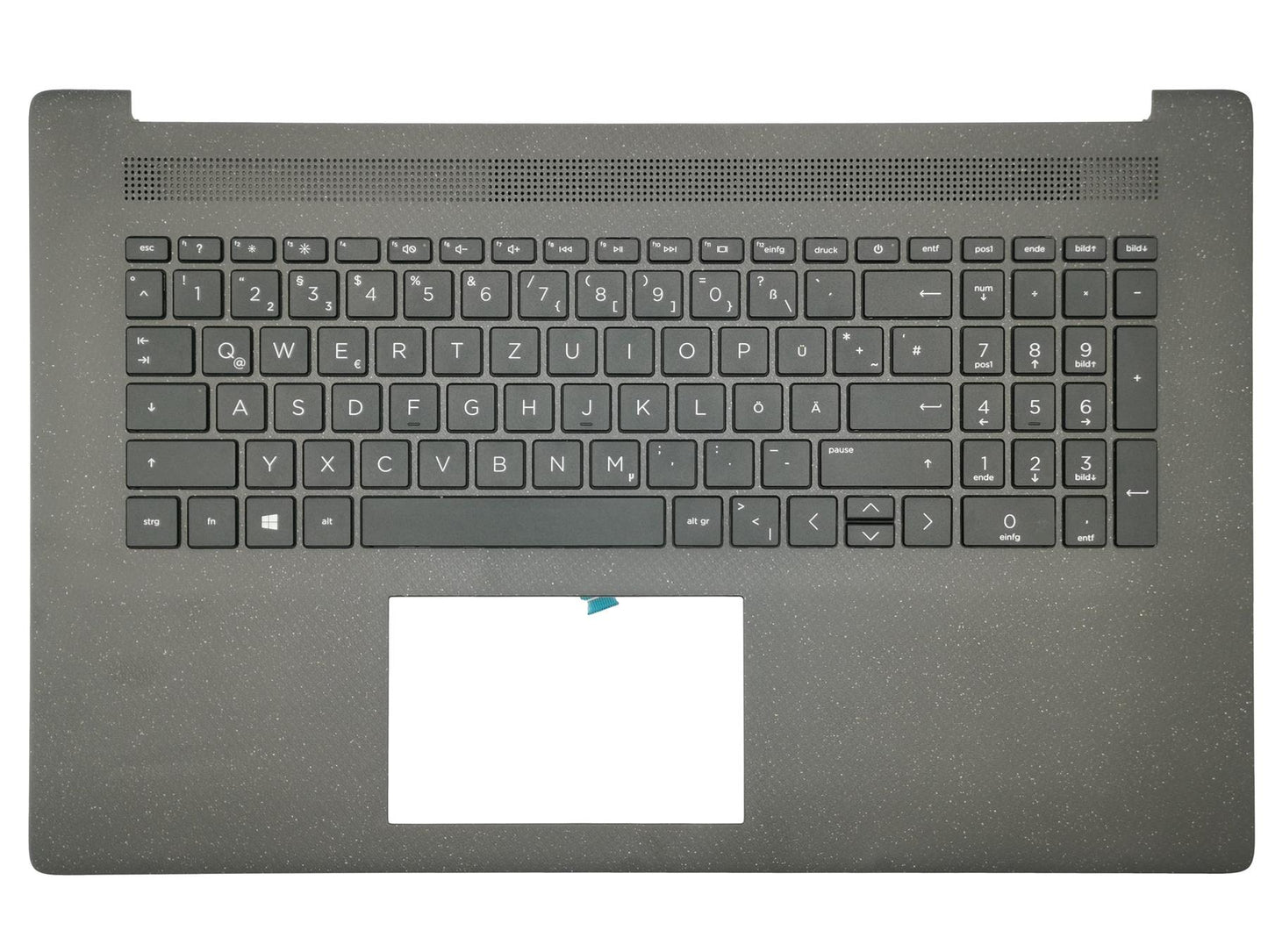 Genuine HP 17-CP 17-CN Palmrest Cover Keyboard German Black M50468-041