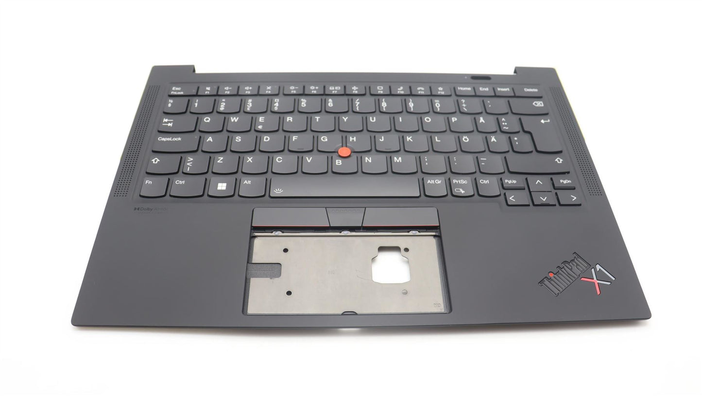 Lenovo Carbon X1 9th Keyboard Palmrest Top Cover German Black 5M11C53292