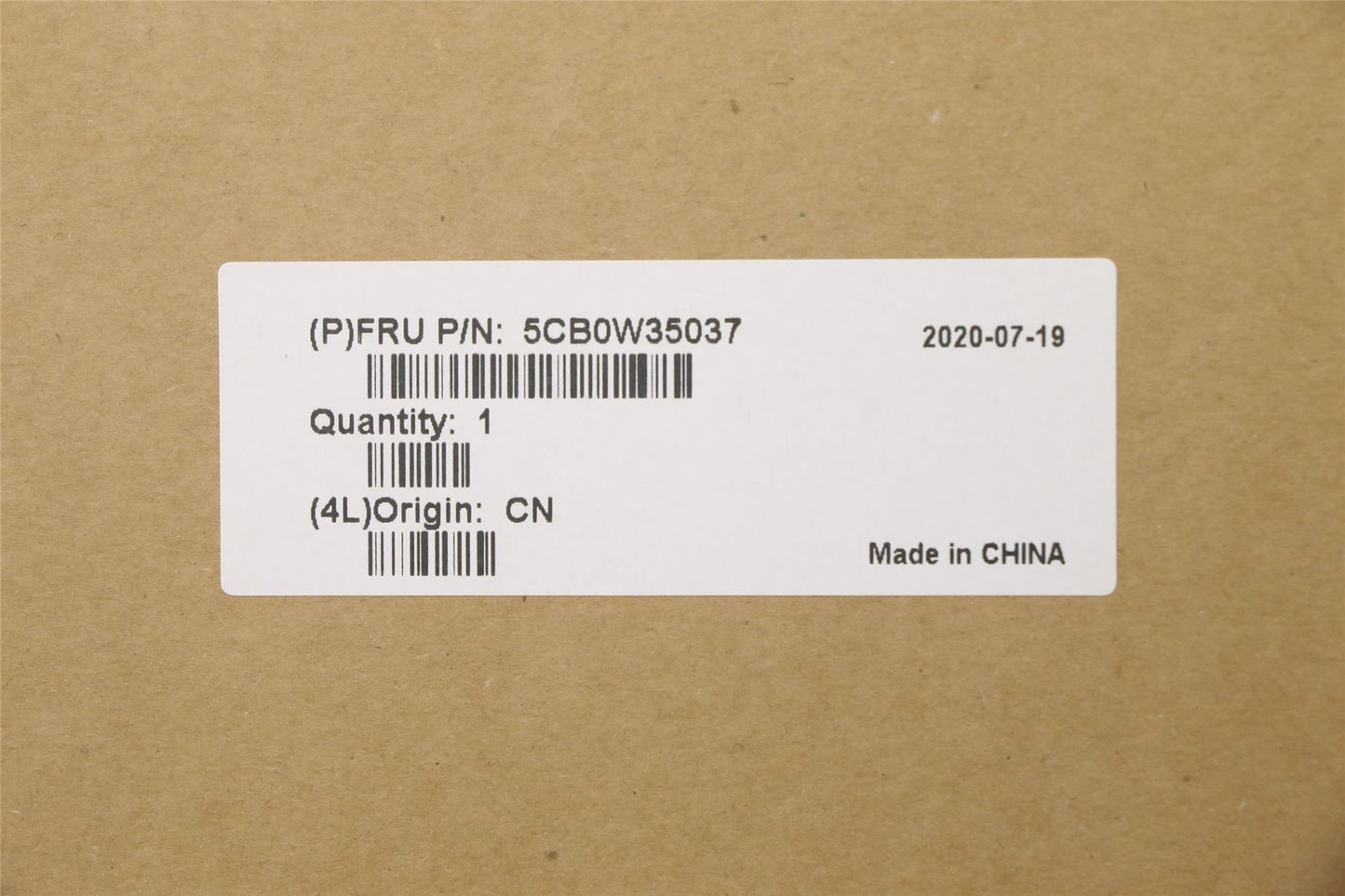 Lenovo FRU C cover w/FPR SR YG SR 5CB0W35037