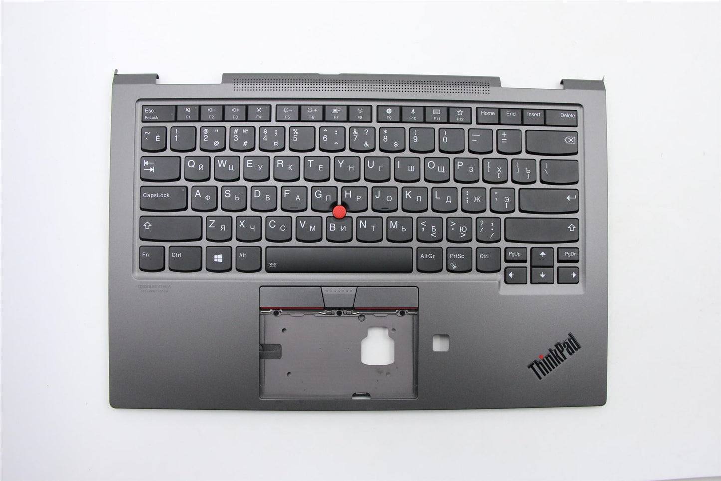 Lenovo Yoga X1 4th Keyboard Palmrest Top Cover Russain Grey Backlit 5M10V24935