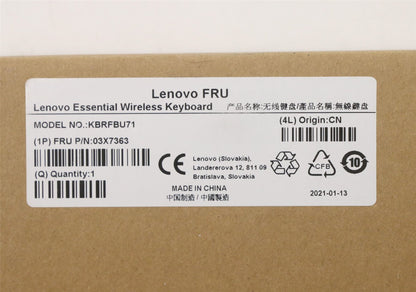 Lenovo KB MICE_BO FRU KBD Turkish 440 03X7363