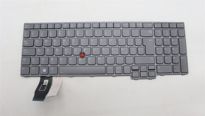 Lenovo ThinkPad P16s 1 T16 1 Keyboard Spanish Grey Backlit 5N21D93843