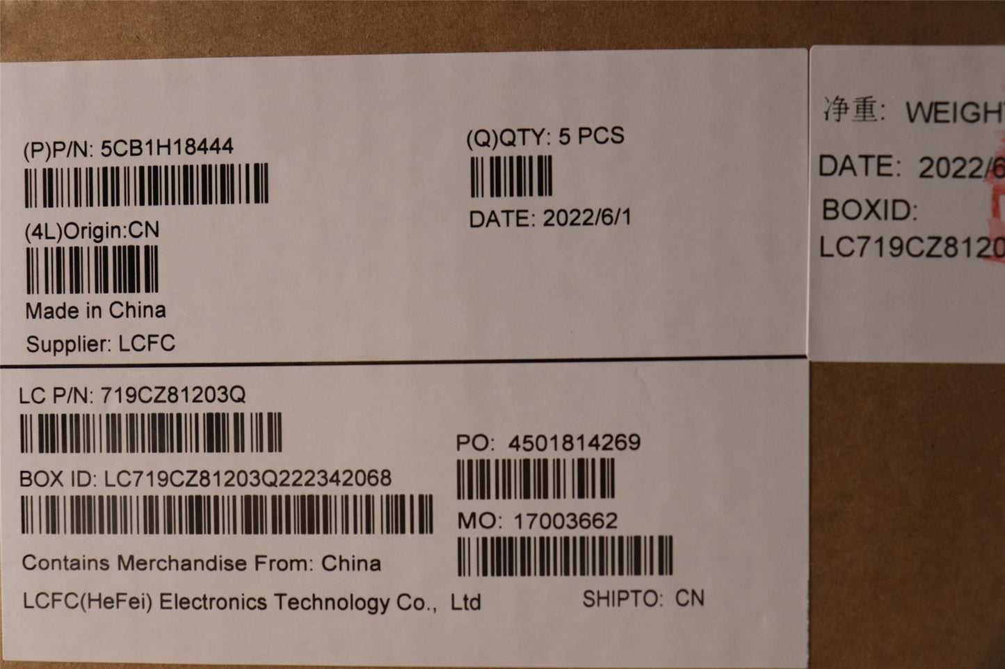 Lenovo Legion 5 16IAH7 Palmrest Cover Touchpad Keyboard UK Europe 5CB1H18444