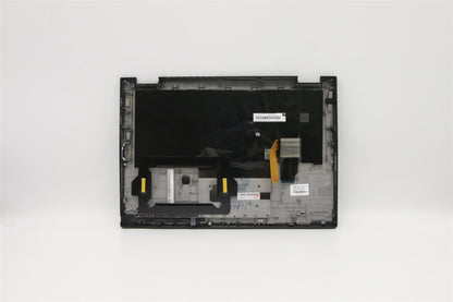 Lenovo Yoga X390 Keyboard Palmrest Top Cover French Canadian Black 02HL646