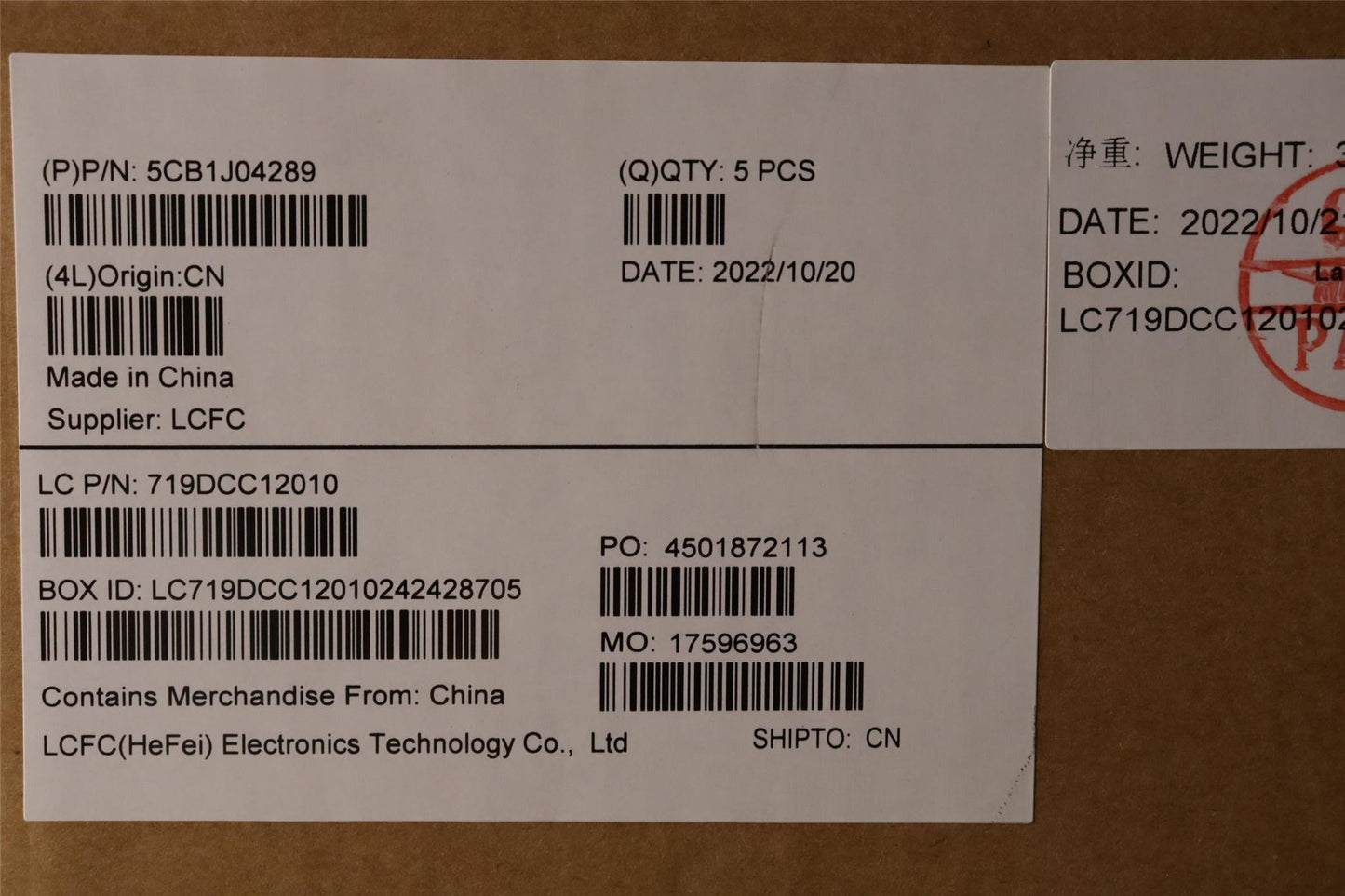 Lenovo Upper Case ASM_FRA L82TF RGBOG 5CB1J04289