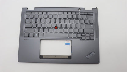 Lenovo ThinkPad X13 Gen 4 Keyboard Palmrest Top Cover Hebrew Grey 5M11L64334