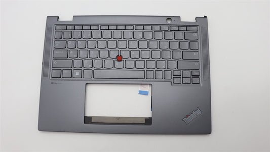 Lenovo ThinkPad X13 Gen 4 Keyboard Palmrest Top Cover Hebrew Grey 5M11L64334