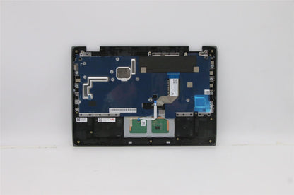 Lenovo 100e 2nd Gen Palmrest Touchpad Cover Keyboard UK Europe Grey 5CB1B02522