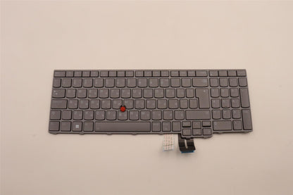 Lenovo ThinkPad P16 Gen 2 P16 Gen 1 Keyboard Bulgarian Grey Backlit 5N21F39364