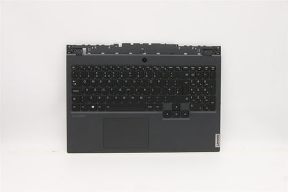 Lenovo 5 15IMH6 Palmrest Cover Touchpad Keyboard UK Black 5CB1D12465
