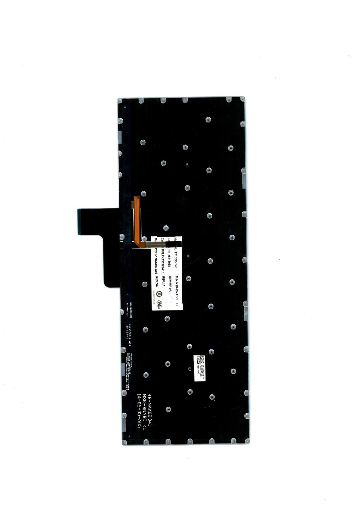 Lenovo TUR-ST1C3B-DF-BlkKeyBacklight-KBD Turkish Keyboard 25215068