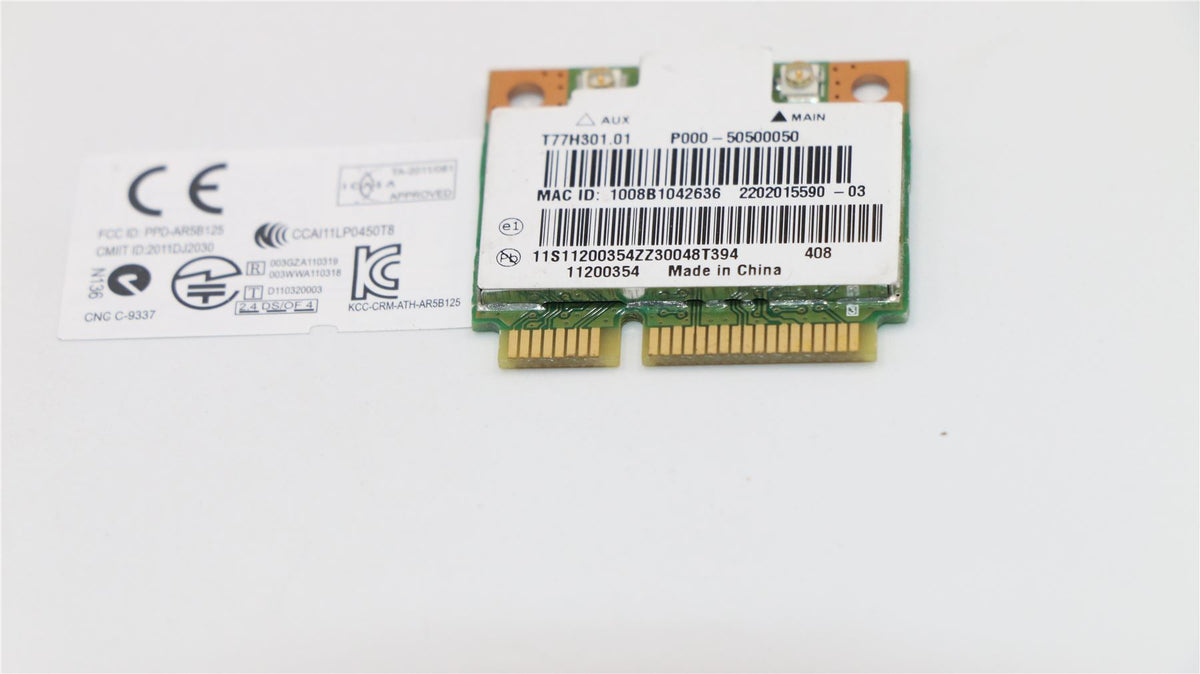 Lenovo SUBCARD CBT AR9485 11n HMC WiFi card 11200354