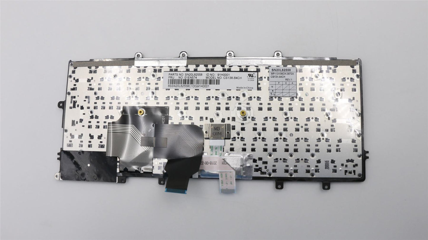 Lenovo ThinkPad X270 A275 Keyboard Swiss Black 01EN574