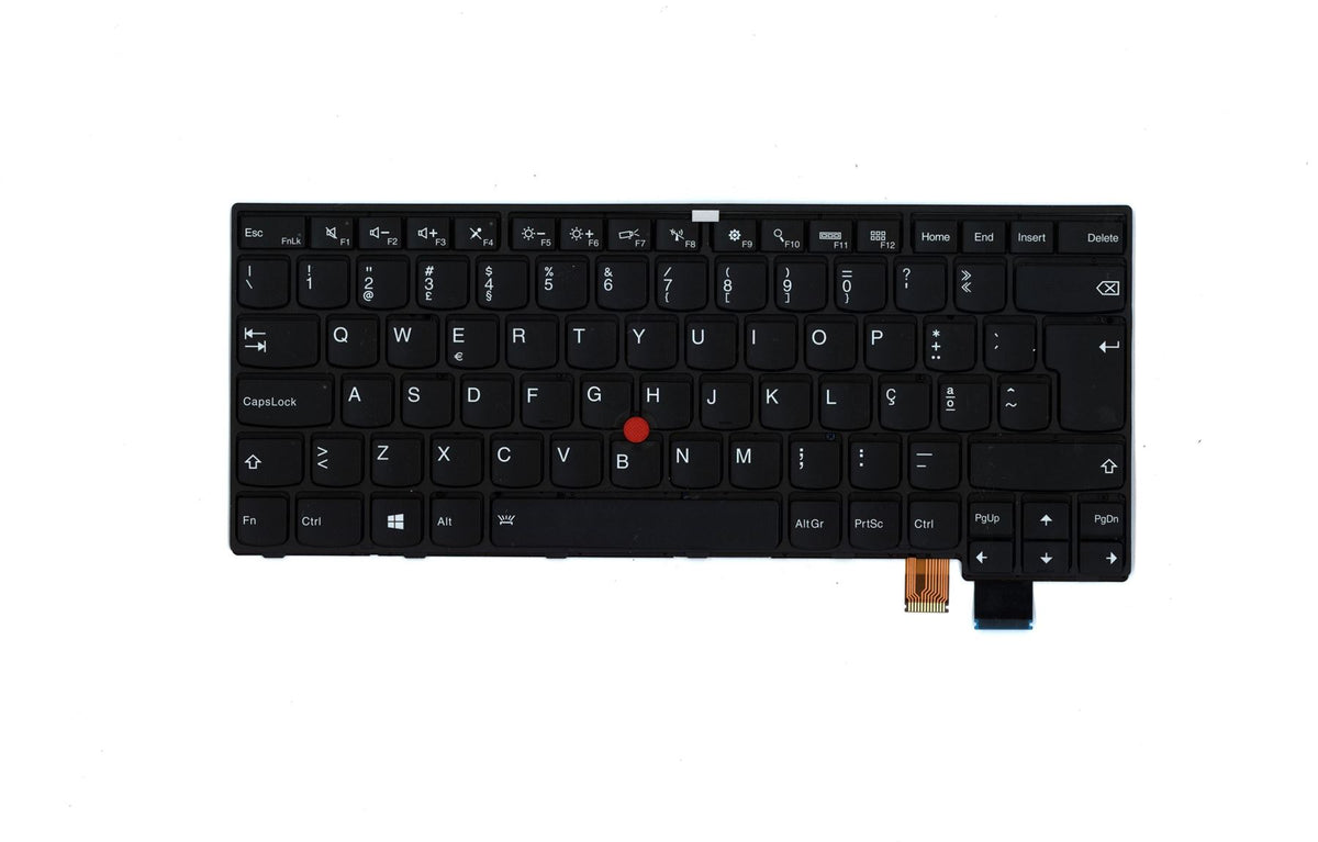 Lenovo ThinkPad T460s Keyboard Portuguese Black Backlit 01YR110
