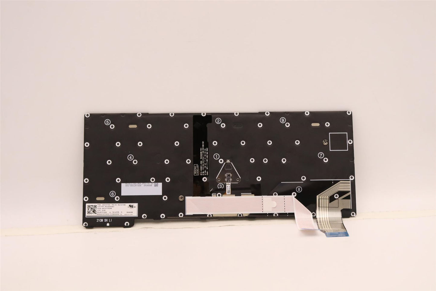 Lenovo ThinkPad L13 Gen 4 Keyboard Icelandic Black Backlit 5N21H77199