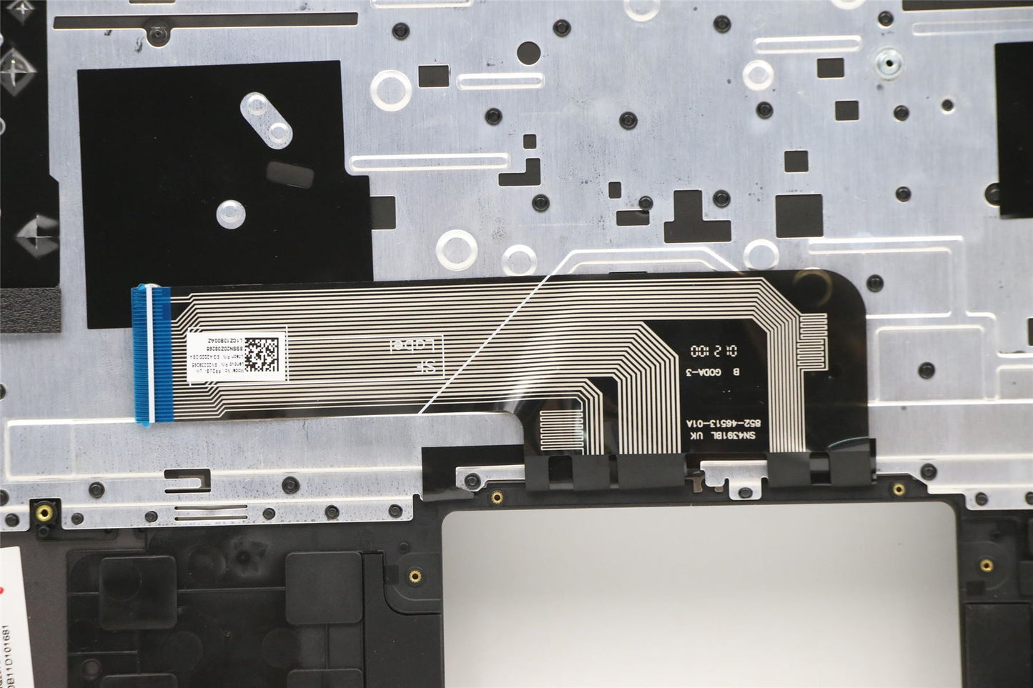 Lenovo IdeaPad 7 13ITL05 Keyboard Palmrest Top Cover UK Iron Grey 5CB1B01274