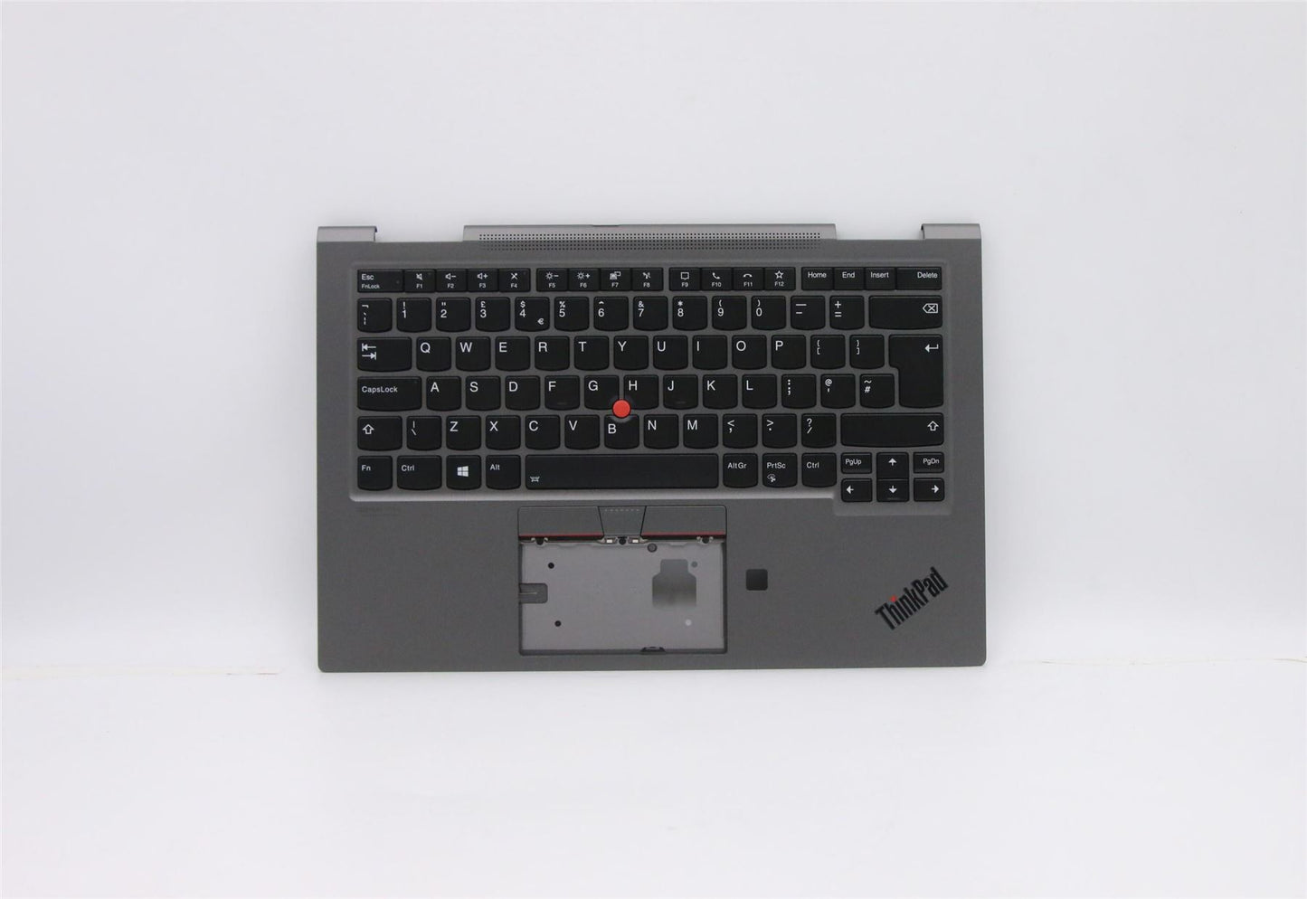 Lenovo Yoga X1 5th Keyboard Palmrest Top Cover UK Grey Backlit 5M10Z37208