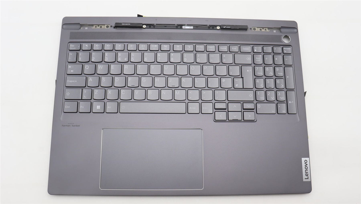 Lenovo ThinkBook 16p G4 IRH Palmrest Cover Touchpad Keyboard Grey 5CB1L68961