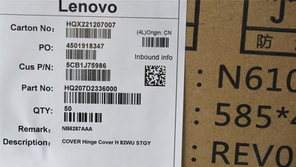 Lenovo Yoga 6 14IAP8 6 14IRP8 6 14APU8 Hinge Cap Strip Trim Cover 5CB1J75986