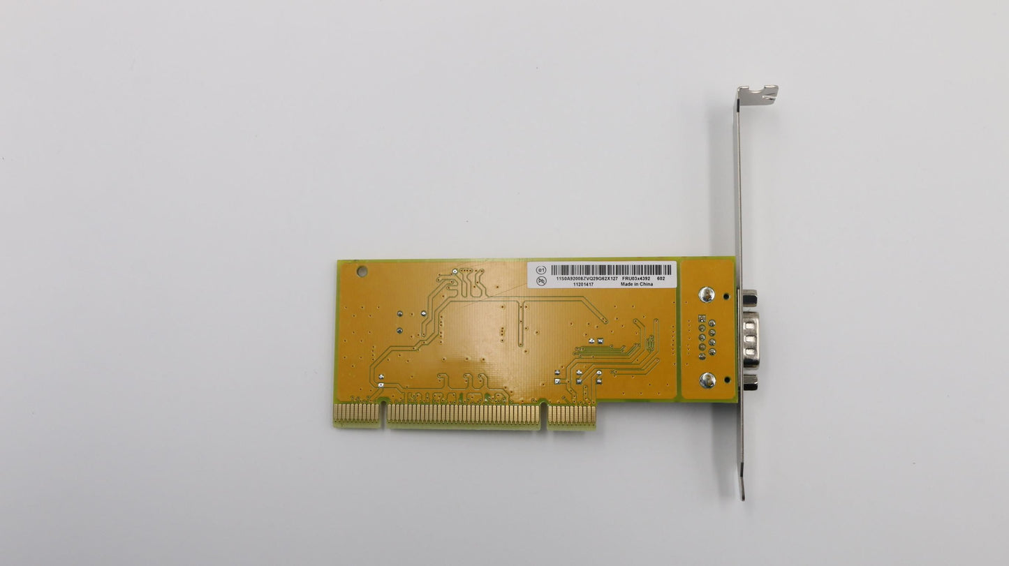 Lenovo to 1 port card Serial PCI Board 03X4392