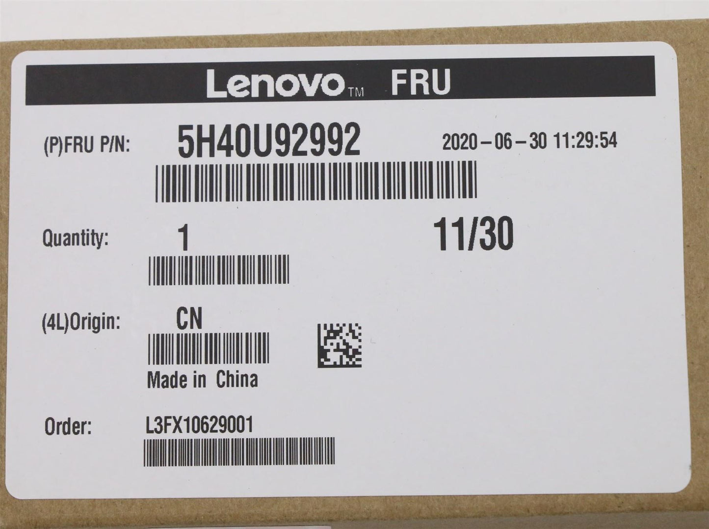 Lenovo M2 2242 SSD HS,FXC 5H40U92992