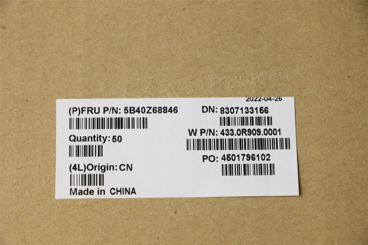 Lenovo FRU BRACKET WFC Camera Bracket 5B40Z68846