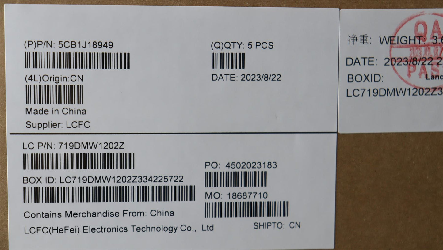 Lenovo IdeaPad 1 15IGL7 Palmrest Cover Touchpad Keyboard Nordic 5CB1J18949