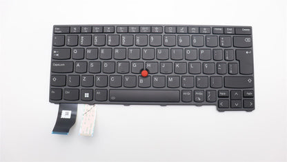 Lenovo ThinkPad L13 Gen 4 Keyboard Brazilian Portuguese Black Backlit 5N21H77030