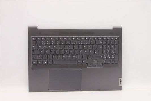 Lenovo Yoga 7 Pro 16ACH6 Keyboard Palmrest Top Cover German Grey 5CB1F36853