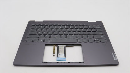 Lenovo Yoga 7 14IRL8 Palmrest Cover Keyboard US Grey 5CB1L40794