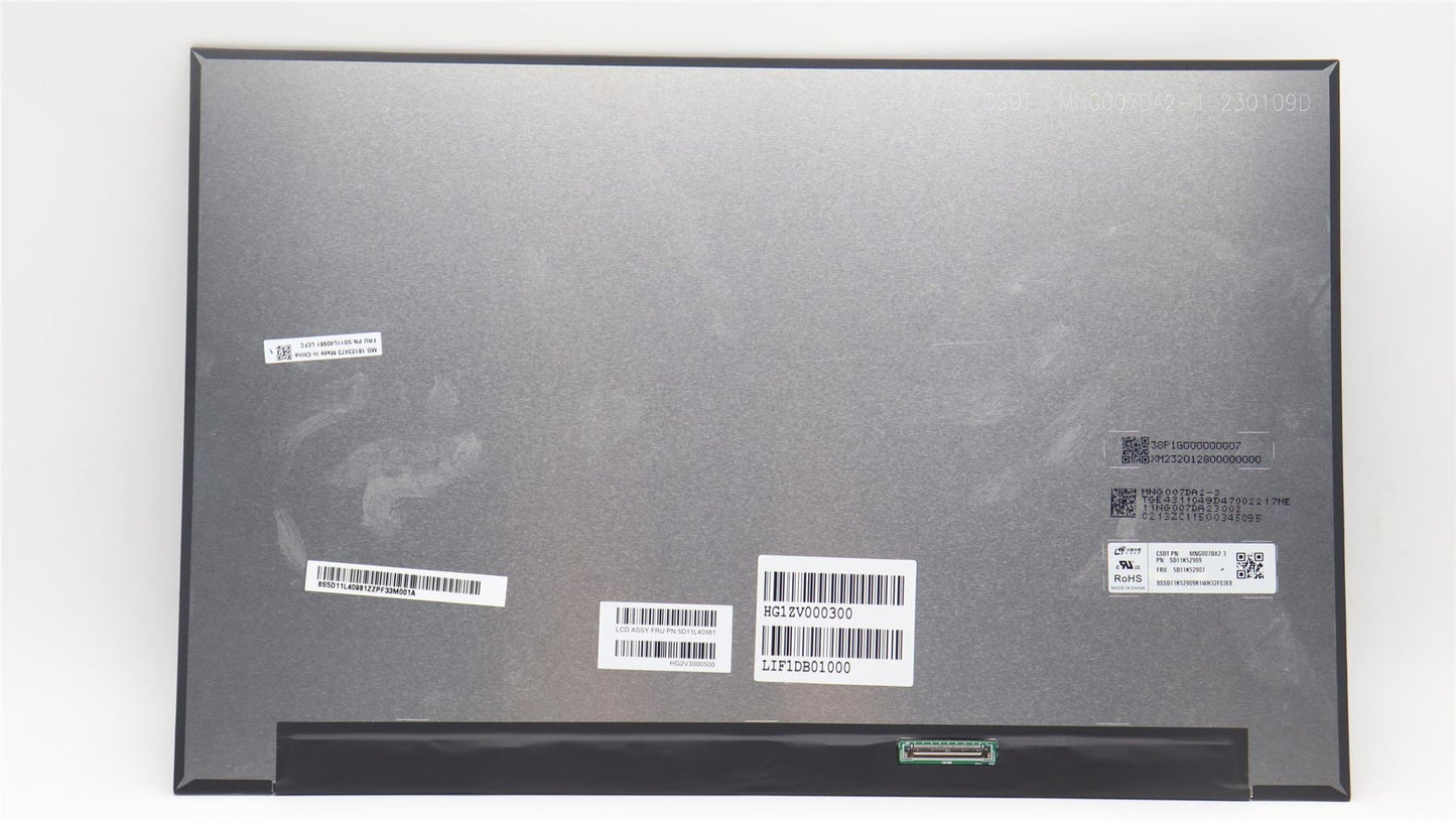 Lenovo Legion 5 16IRX8 5 16ARX8 7 16IRX8H LCD-Bildschirm-Anzeigefeld 5D11L40981
