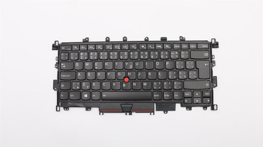 Genuine Lenovo Yoga X1 1st Gen Keyboard Czech Black Blacklit 00JT869 01AW908