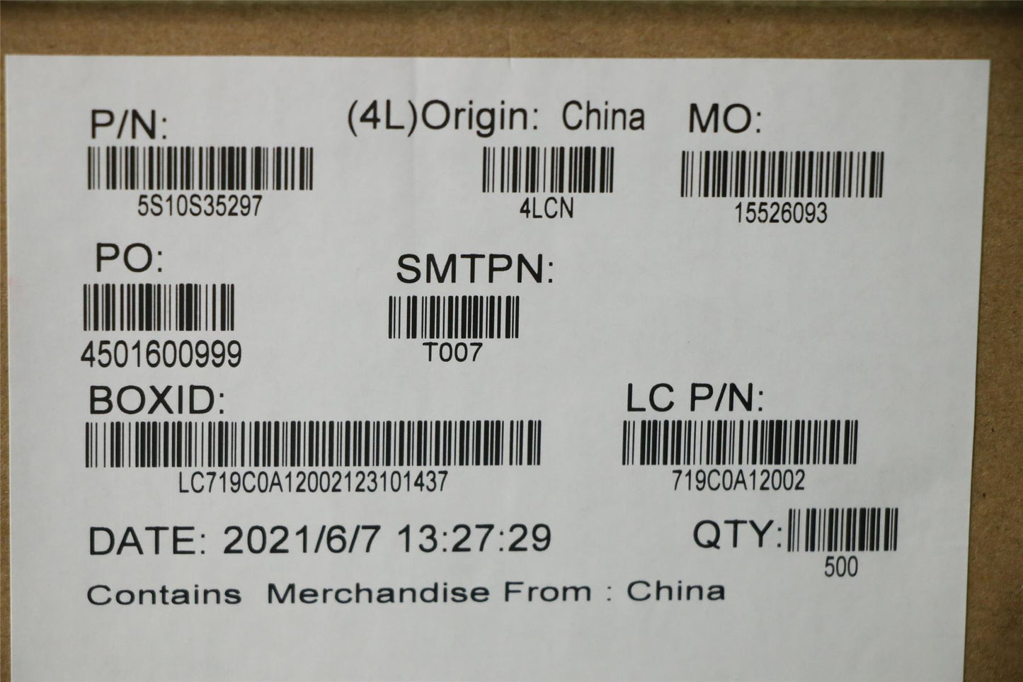 Lenovo SCW L 82JU M211.5LK3.8D0.8TWNIZNNL 5S10S35297