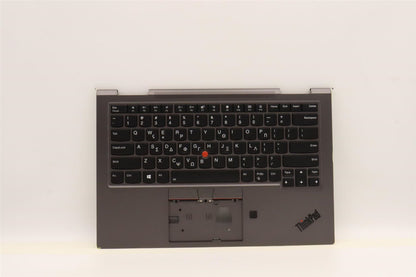 Lenovo Yoga X1 4th Gen Keyboard Palmrest Top Cover Greek Grey 5M10V24851