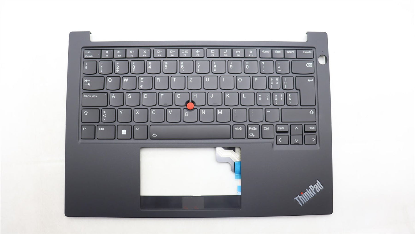 Lenovo ThinkPad E14 Gen 5 s Keyboard Palmrest Top Cover Switzerland 5M11L60906
