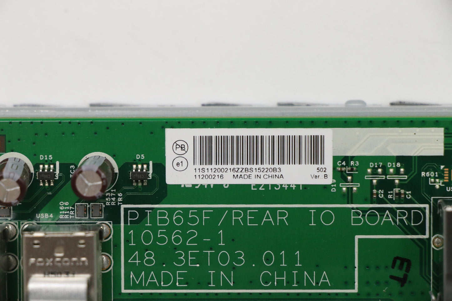 Lenovo W_AIO_Taho_IO_GA@B65_ALC662_82579(R) Board 11200216