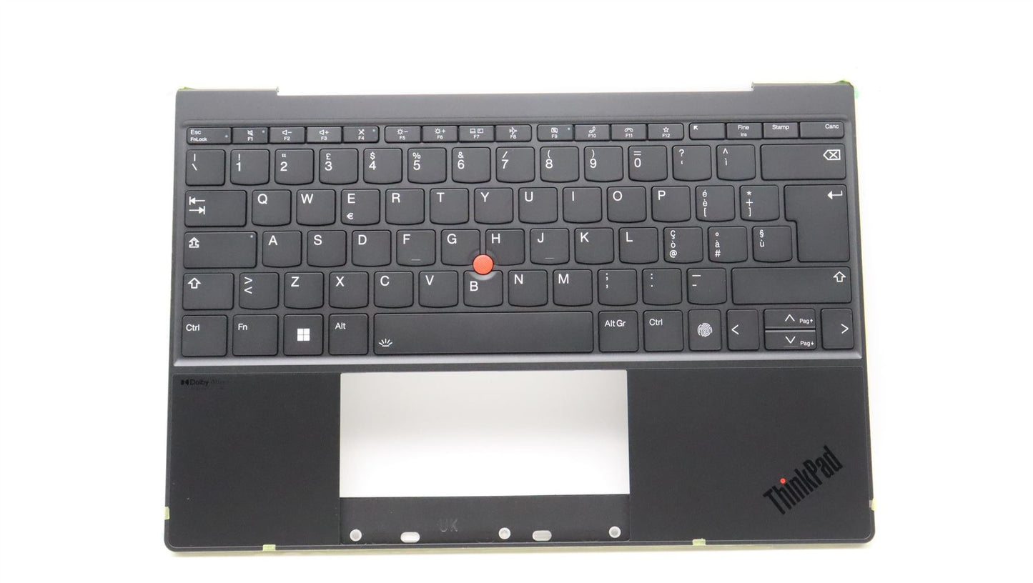 Lenovo ThinkPad Z13 Gen 1 Keyboard Palmrest Top Cover Italian Backlit 5M11H95012