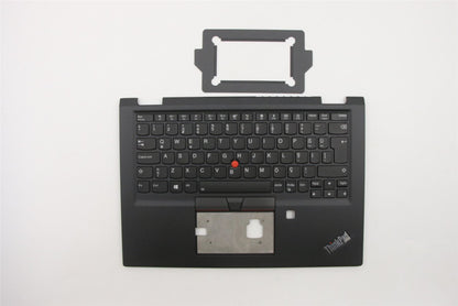 Lenovo Yoga X390 Palmrest Cover Touchpad Keyboard Turkish Black 02HL540