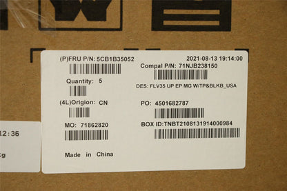 Lenovo UpperCaseASM_USA ENG C20VE EPMGBL 5CB1B35052
