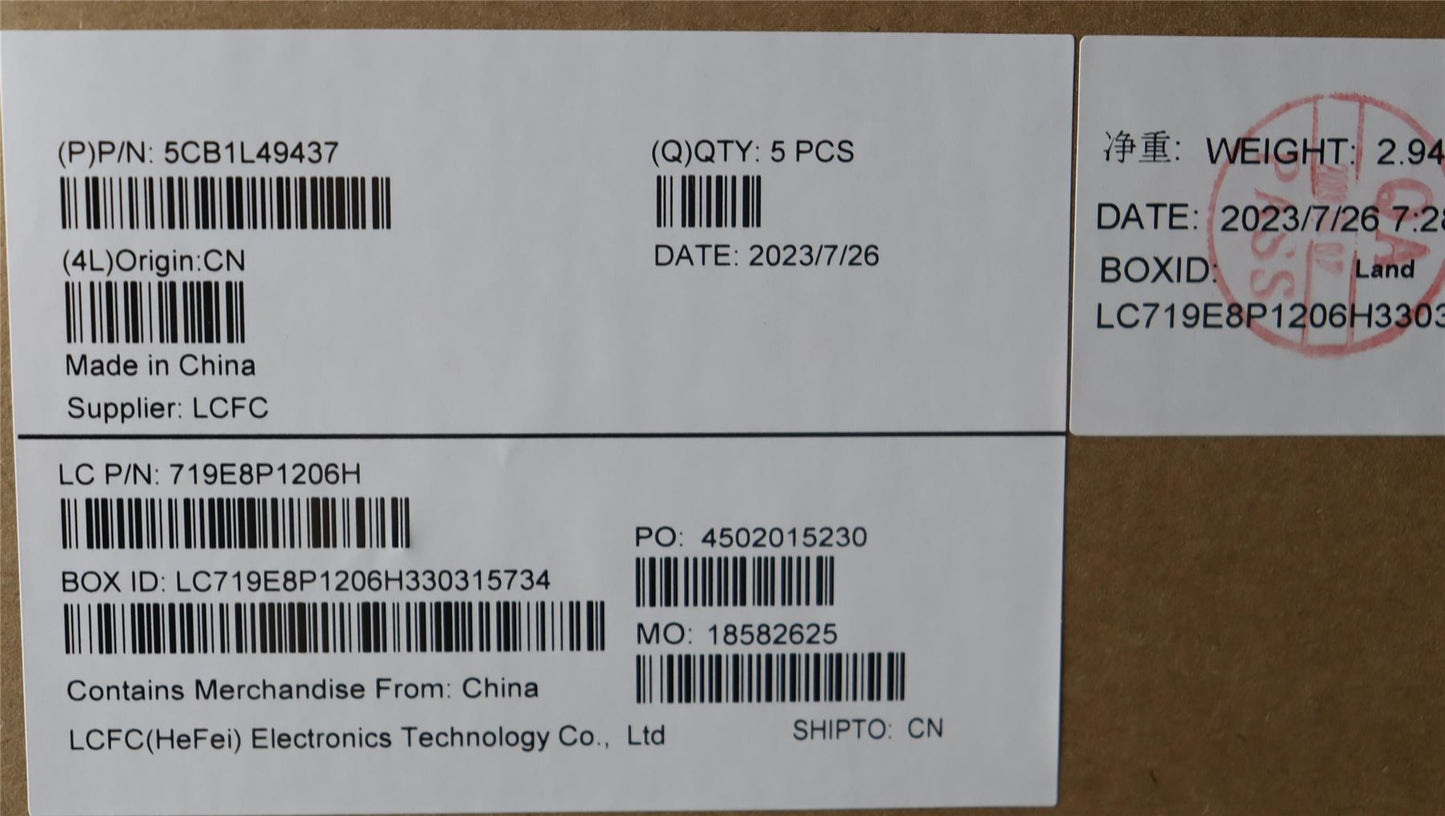 Lenovo Upper Case ASM_POR L82X6 NFP AGNBL 5CB1L49437