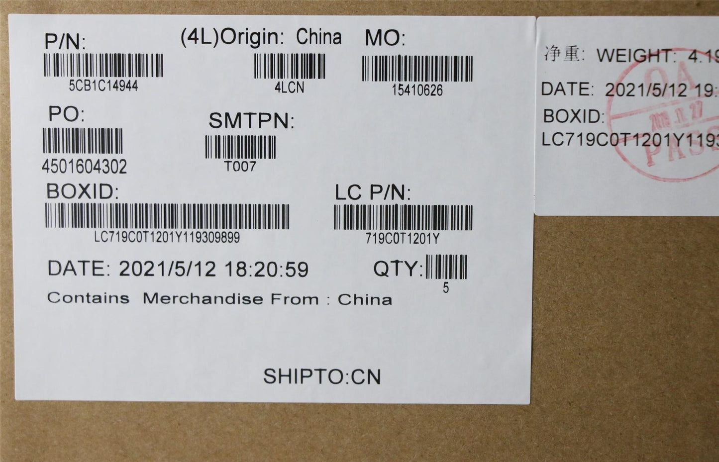 Lenovo Legion 5 Pro-16ACH6H Keyboard Palmrest Top Cover Belgian Grey 5CB1C14944