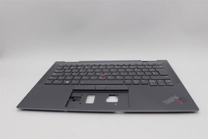 Lenovo ThinkPad X1 7th Gen Keyboard Palmrest Top Cover Spanish 5M11H45733