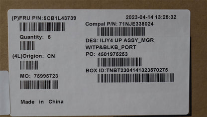 Lenovo UpperCaseASM_POR C21JG MG BL 5CB1L43739