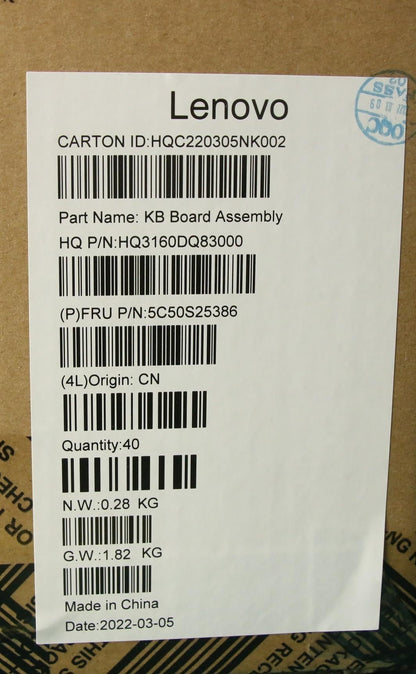 Lenovo USB Board H 21CX_ET_w/mylar 5C50S25386