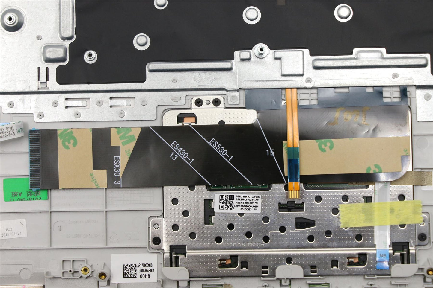 Lenovo UpperCase L 81EK W/KB PTN FP BL KO 5CB0R08527