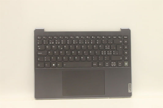 Lenovo Yoga 9 14IAP7 Palmrest Cover Touchpad Keyboard Swiss Black 5CB1H23719