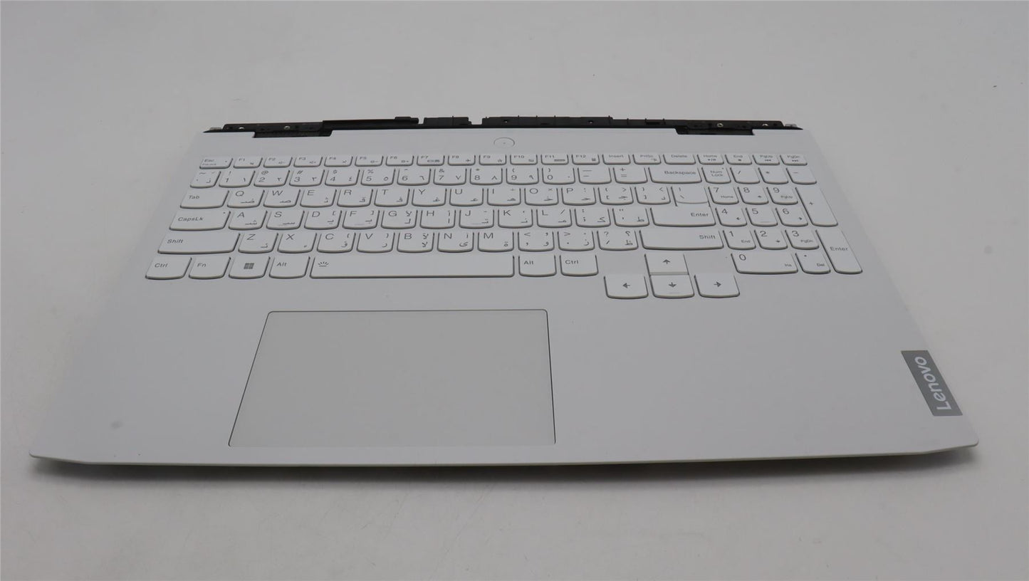 Lenovo IdeaPad 3 15ARH7 Palmrest Cover Touchpad Keyboard Arabic White 5CB1J41944
