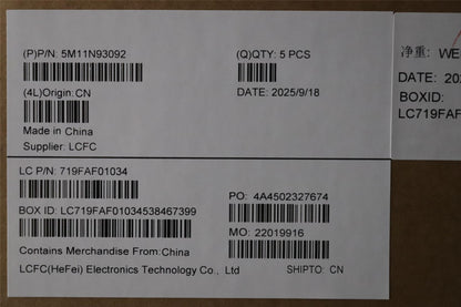 Lenovo MECH_ASM BL KB BK NORDIC PMX 5M11N93094